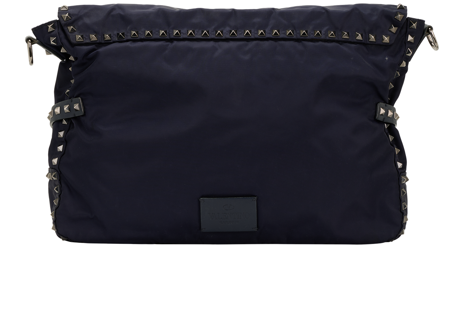 Rockstud Messenger, &pound;250, Handbags, Blue, Nylon, Back view